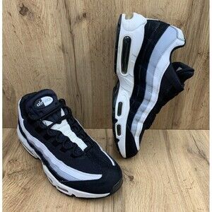 Air Max 95 Essential Athletic Sneaker Shoes Gray Black White Shades Mens Sz  10